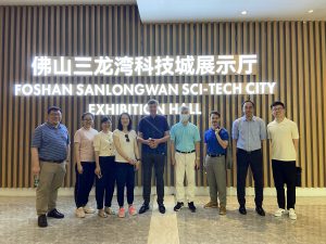 ICLEI East Asia and dena experts visiting Foshan Sanlongwan