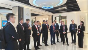 The Uzbekistan delegation visits the Shenzhen Leo-King Enviro. Group-International (Shenzhen-Central Asia) Zero Carbon City Industrial Cooperation Roundtable 